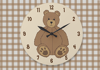 Adorable Teddy Bear Clock