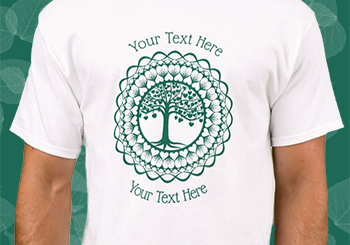 Tree of Life (Green) Mandala T-Shirt